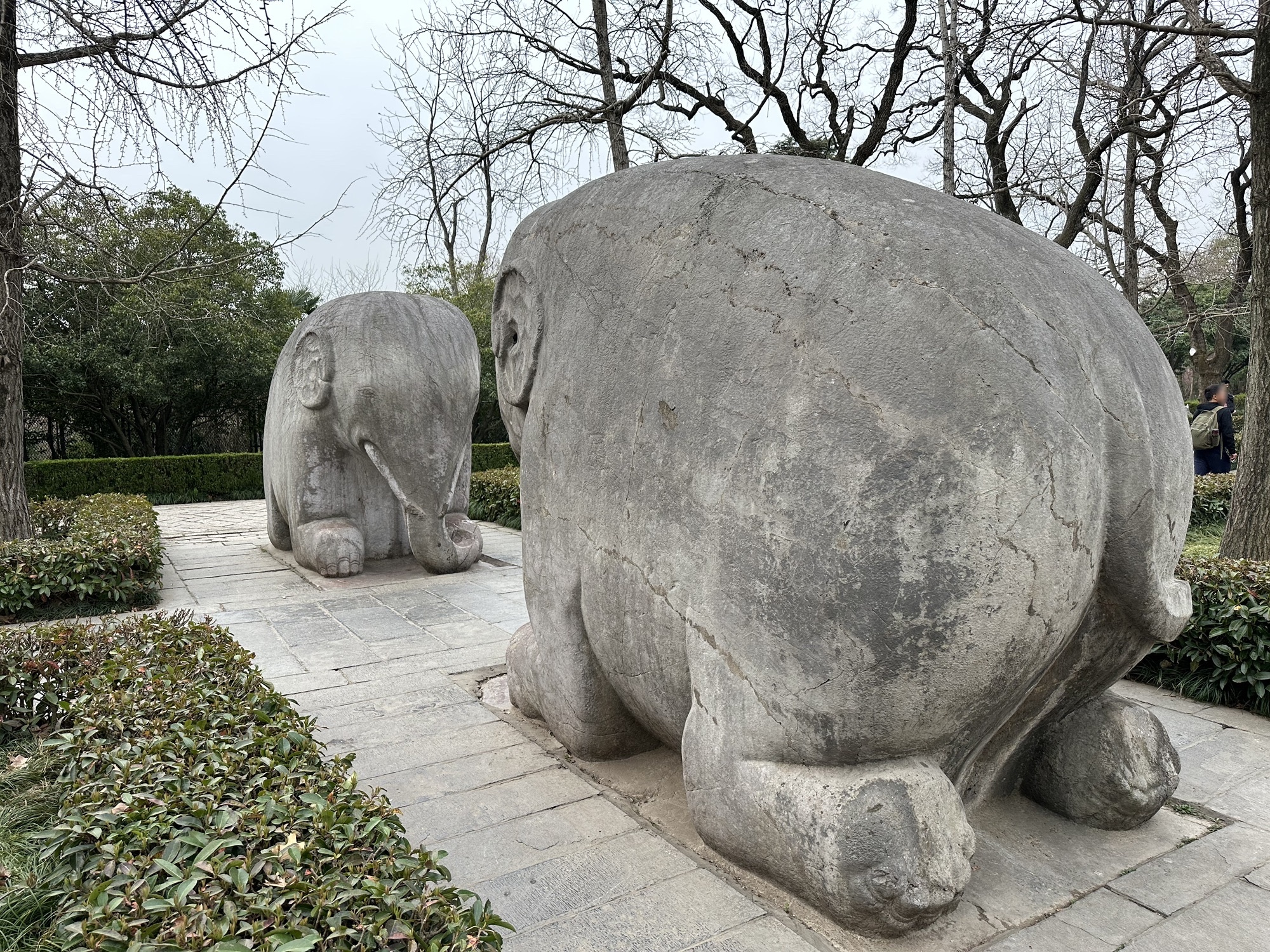 钟山风景区-石象